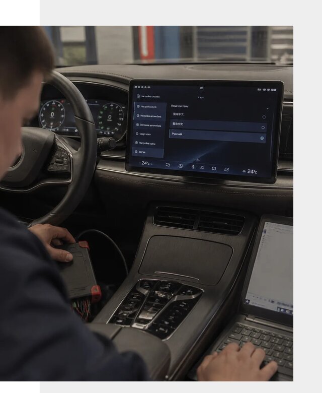 Русификация автомобиля BYD HAN для эксплуатации в Кинешме