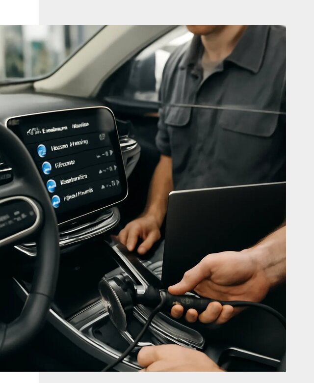 Установка приложений Geely для мультимедиа автомобиля в Кинешме